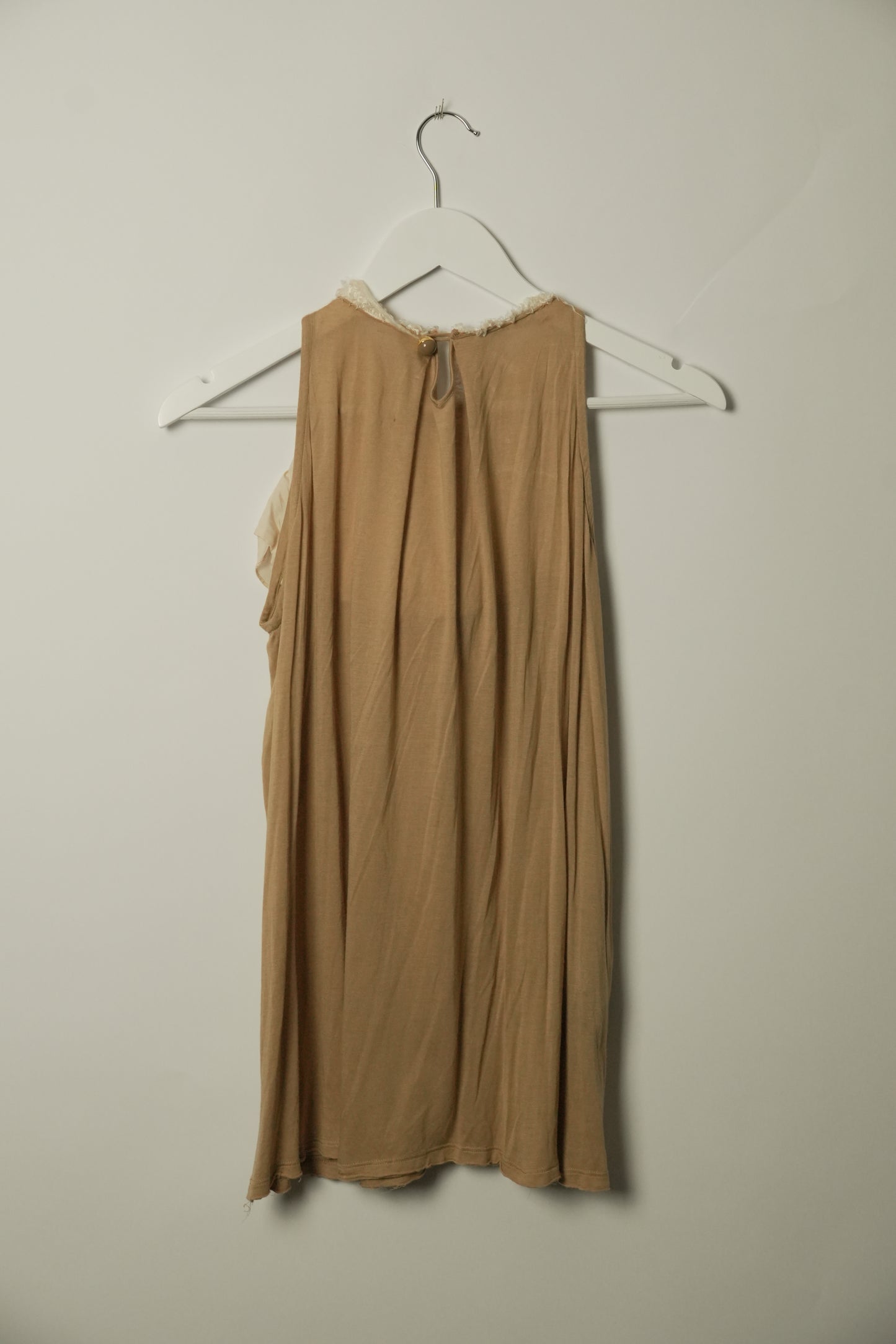 Prada Wool Bow Front Sless Peplum Top