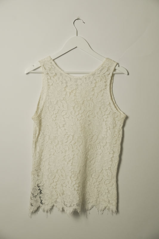Yves Saint Laurent Lace Tank Top