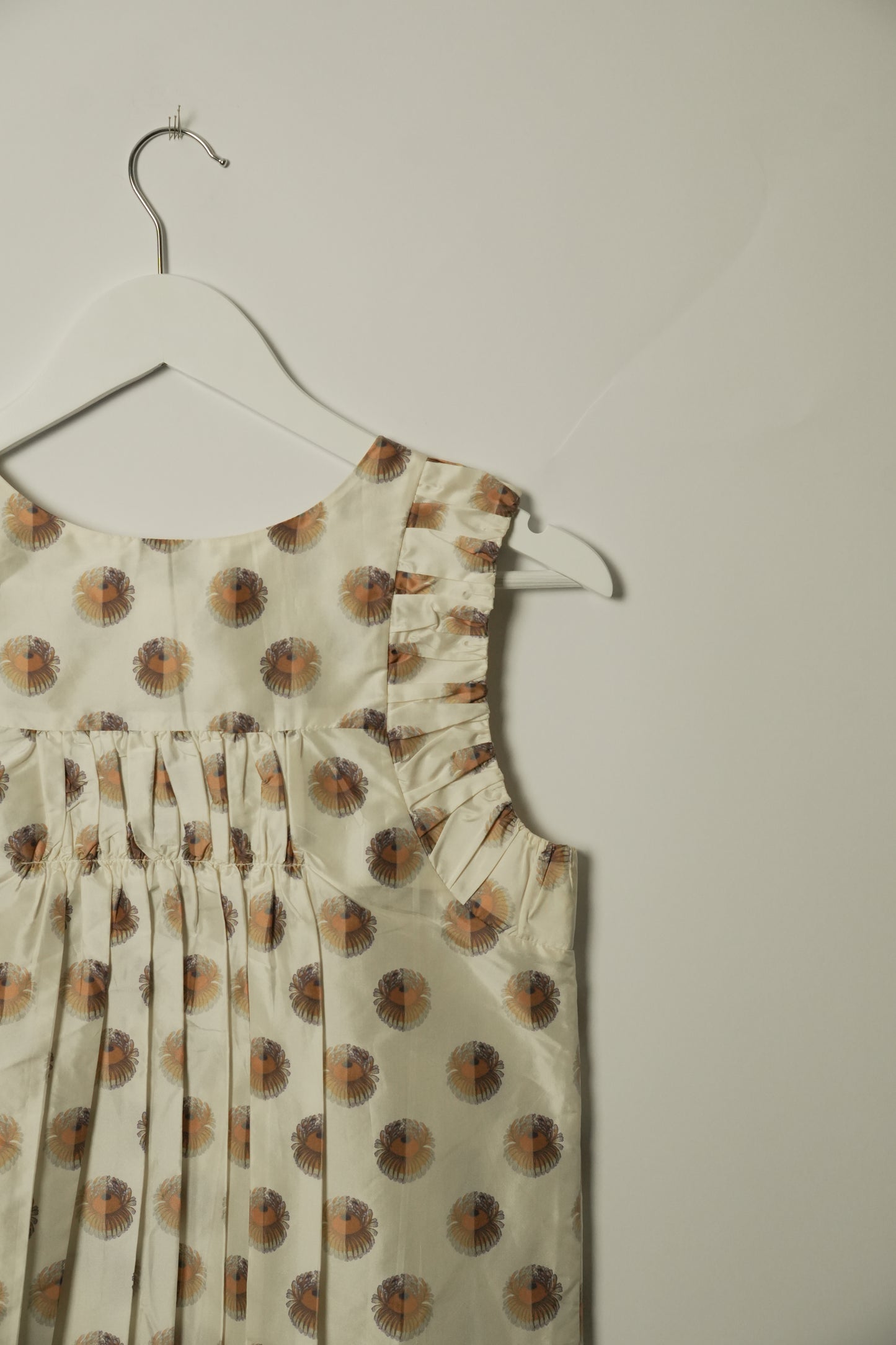 Chloe Polka Dot Silk Sless Top