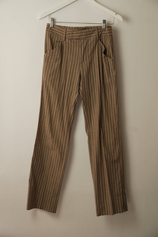 Dolce & Gabbana Striped Pants Blazer Suit Set
