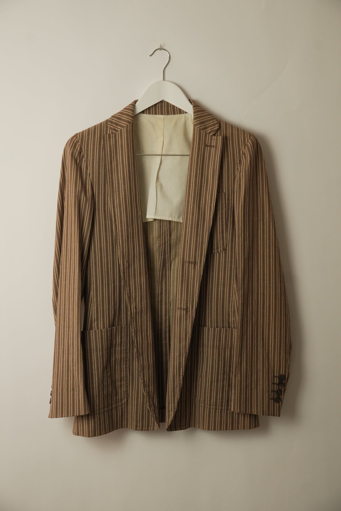 Dolce & Gabbana Striped Pants Blazer Suit Set