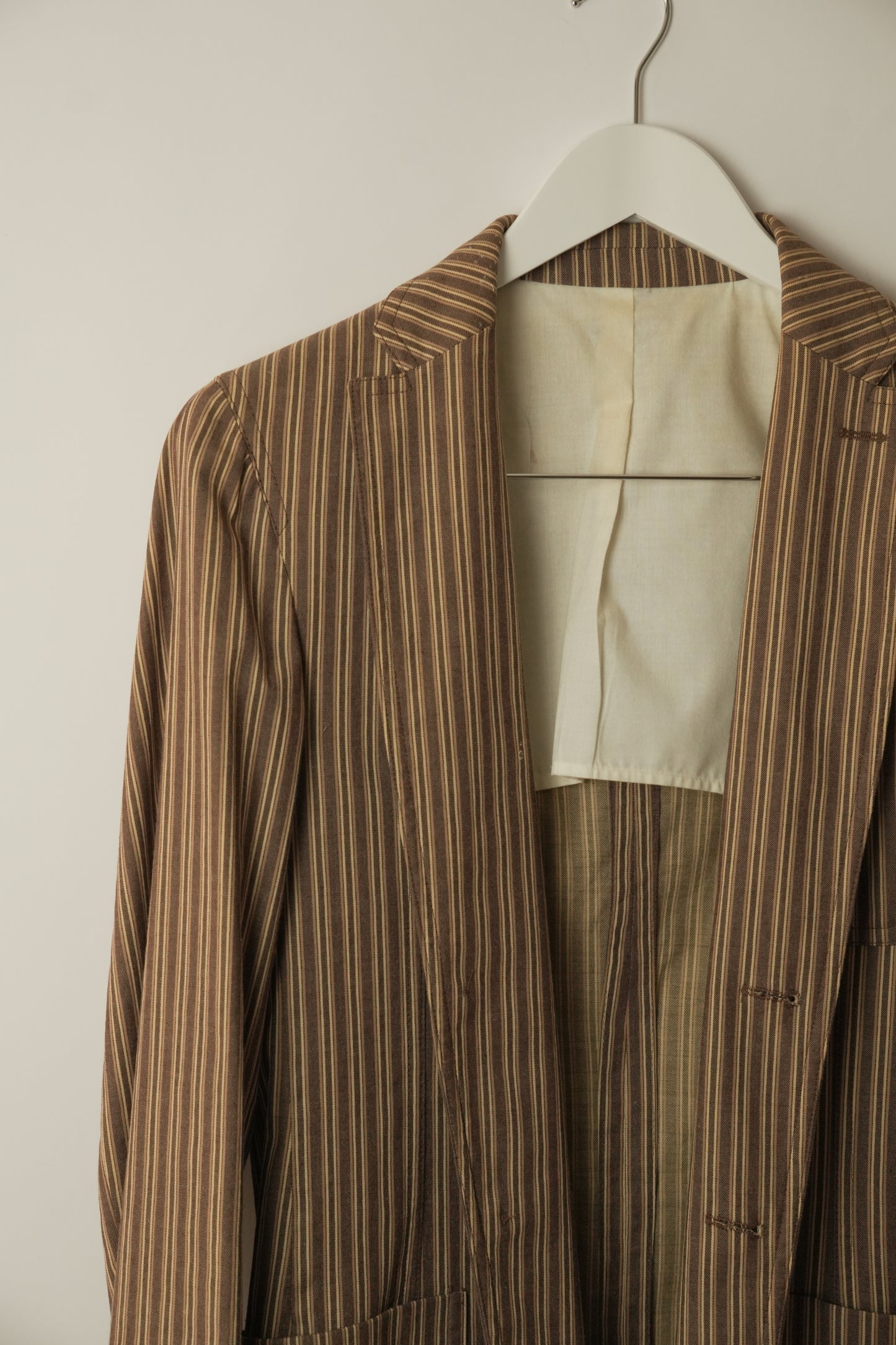 Dolce & Gabbana Striped Pants Blazer Suit Set