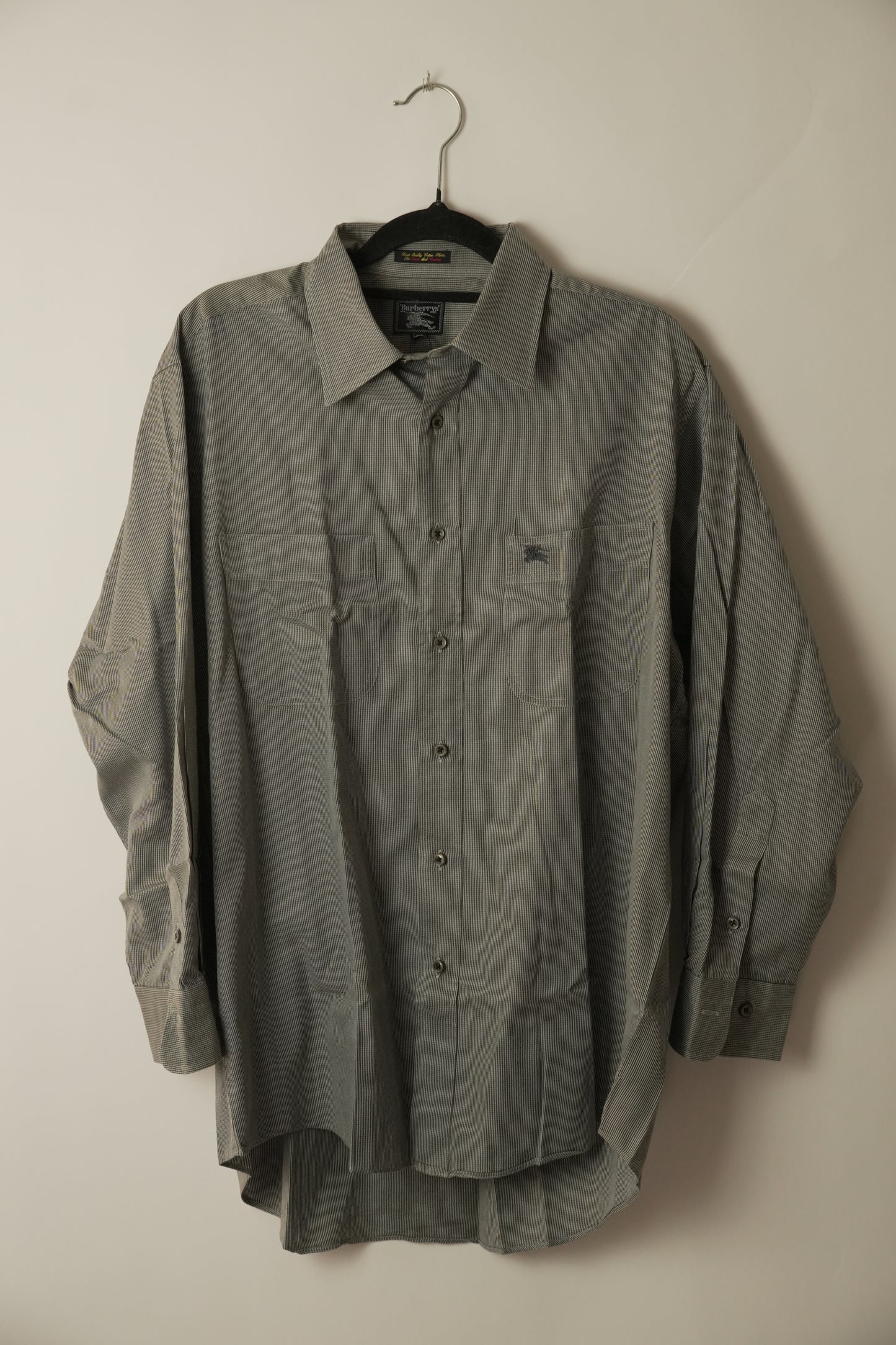 Burberry Checkered Mens LS Button Down Shirt