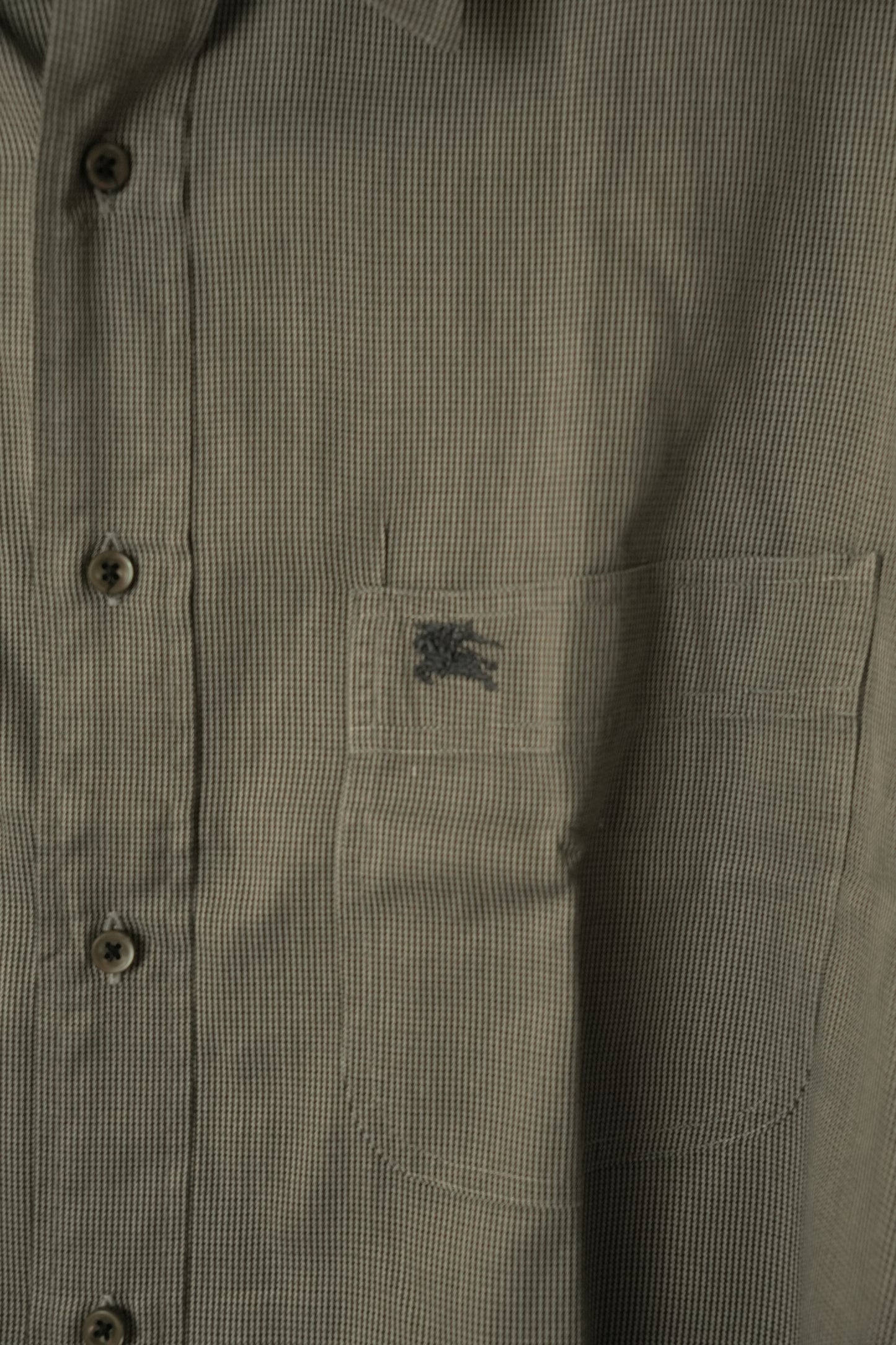Burberry Checkered Mens LS Button Down Shirt