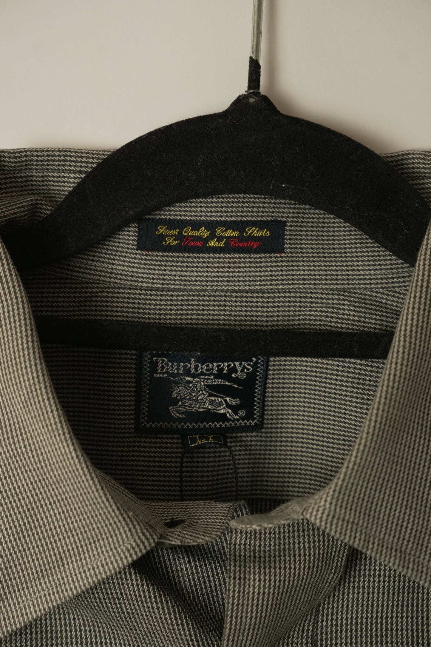 Burberry Checkered Mens LS Button Down Shirt