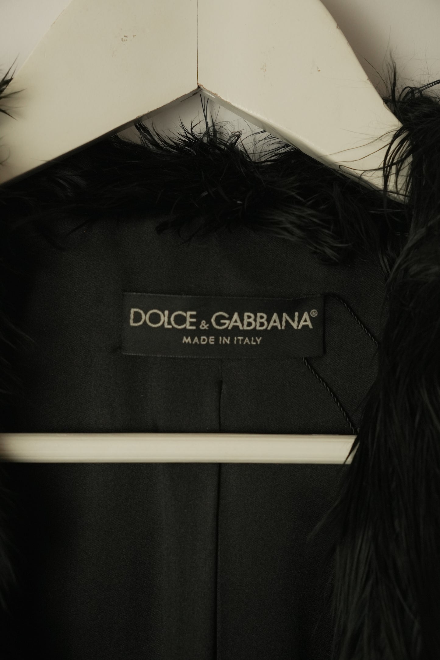 Dolce & Gabbana Wool Tweed Penny Lane Coat Sz 38