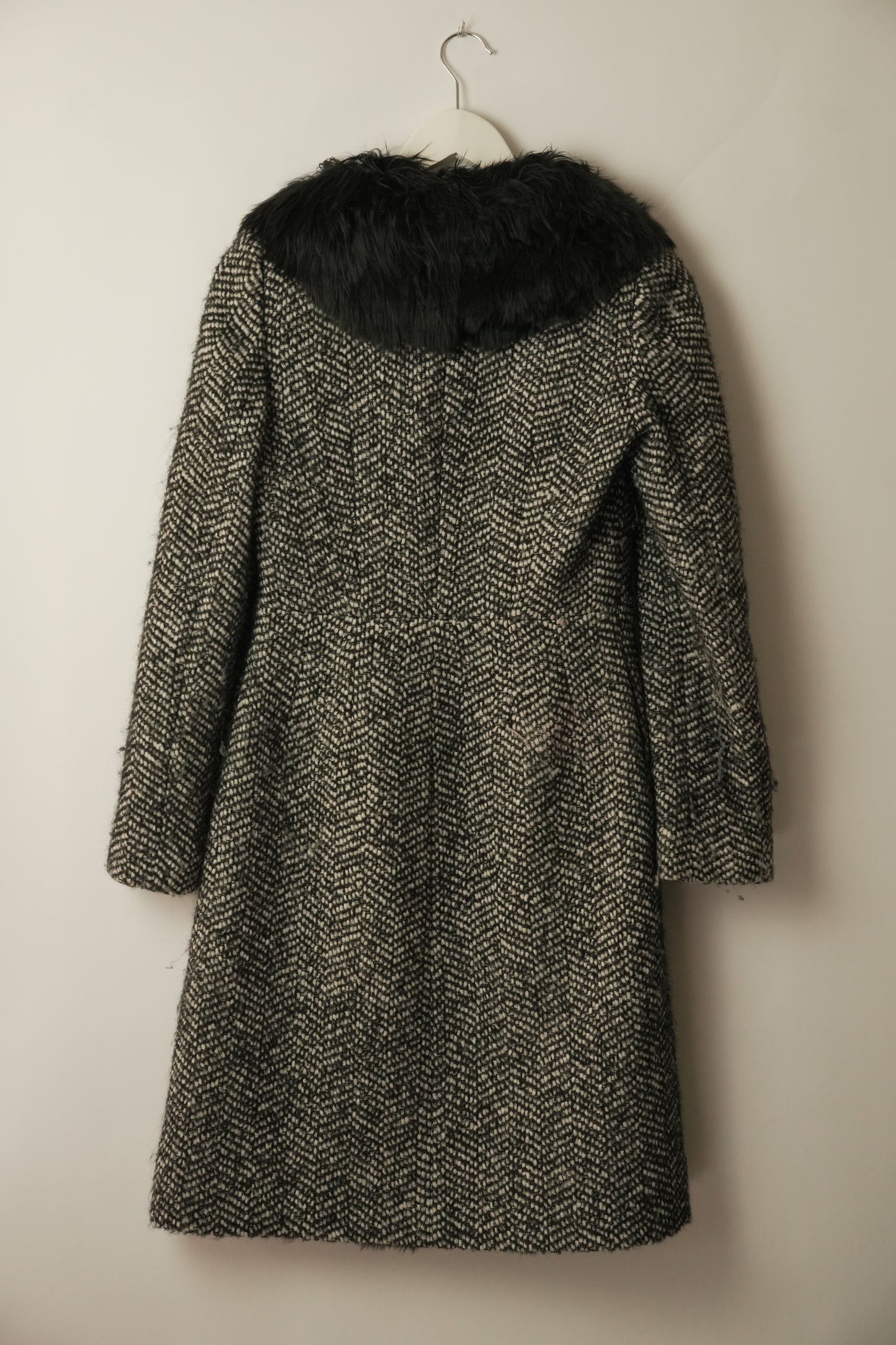 Dolce & Gabbana Wool Tweed Penny Lane Coat Sz 38