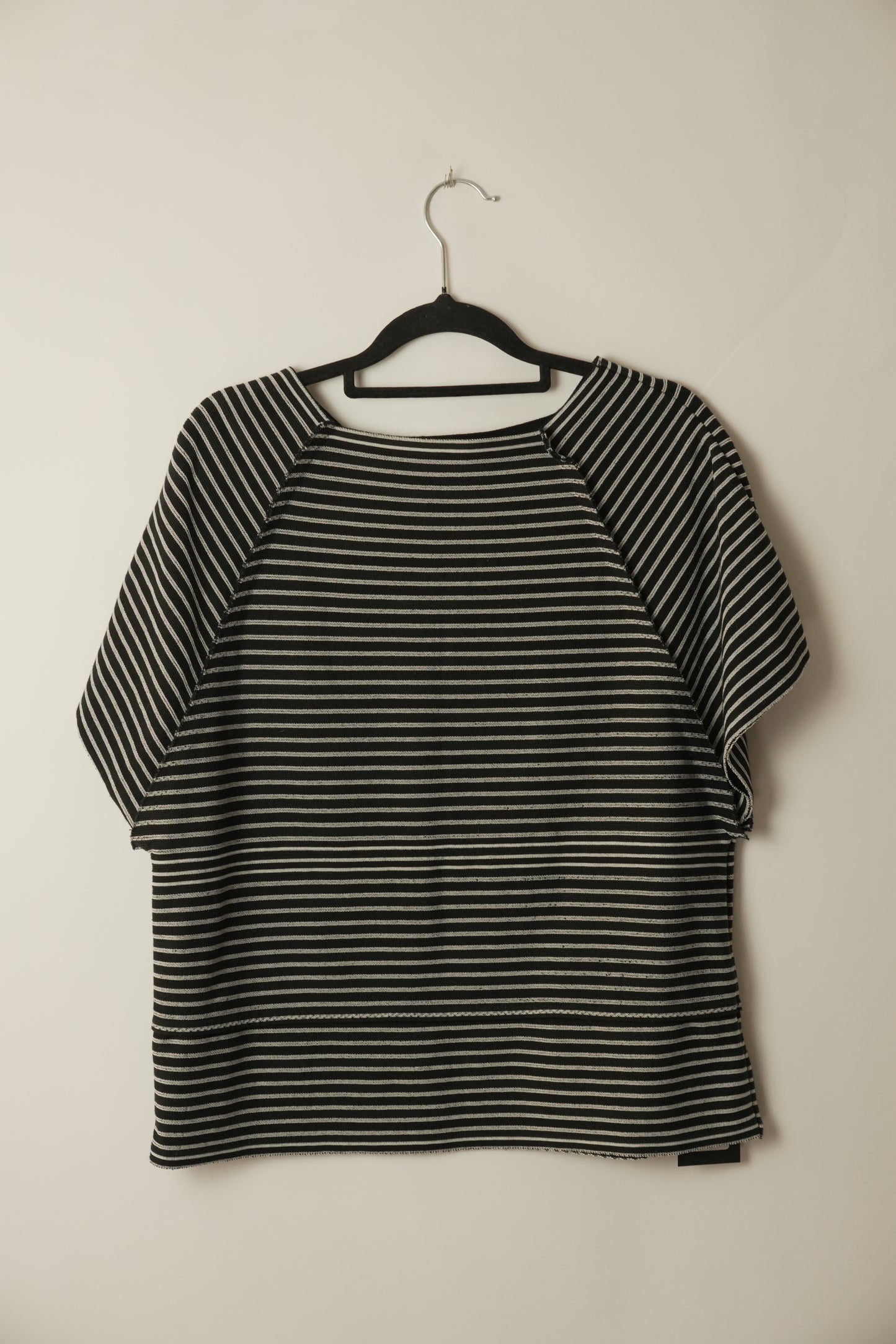 Issey Miyake APOC Striped Raglan Knit SS Top