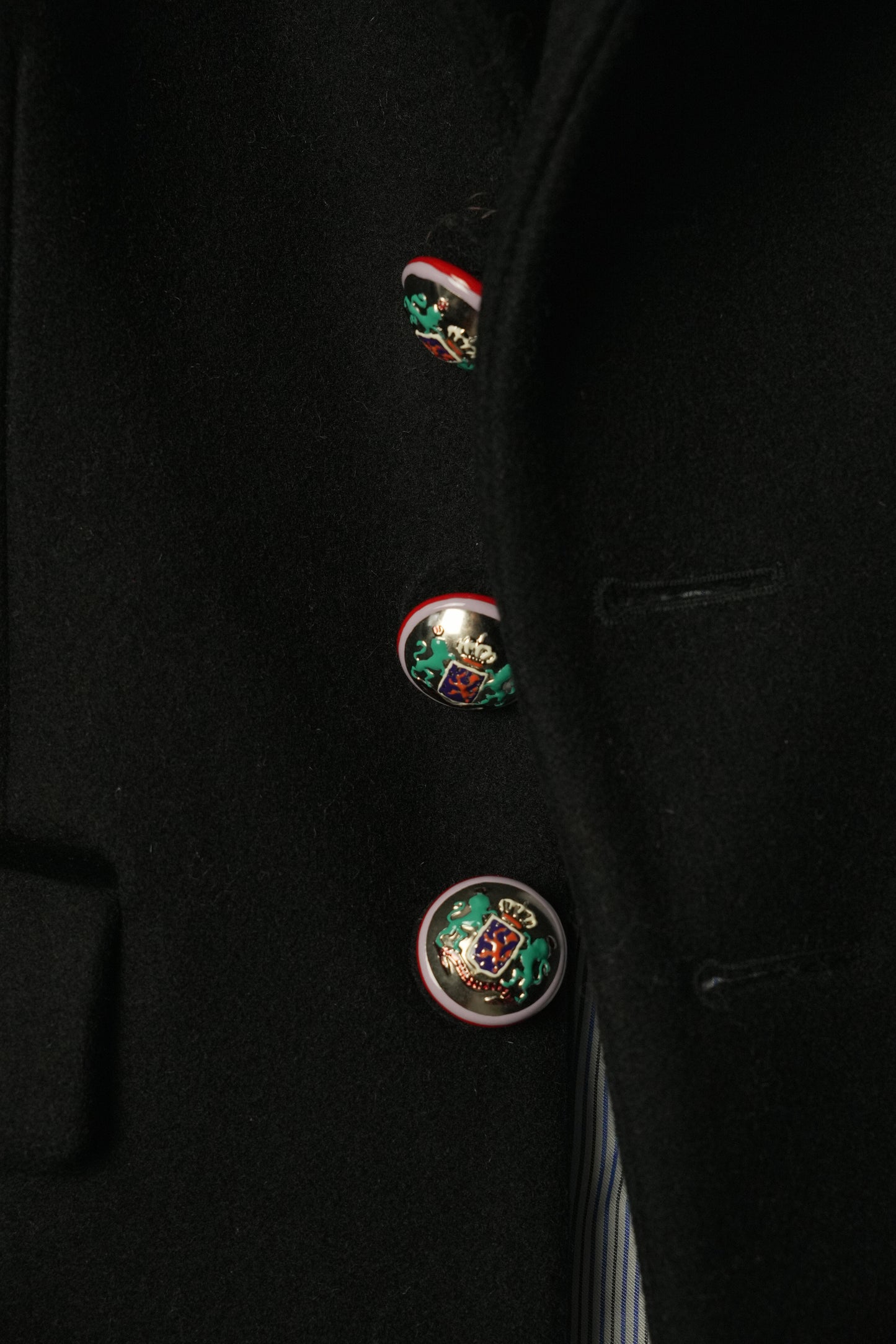 Balenciaga Tailored Blazer w Silver Buttons Sz40