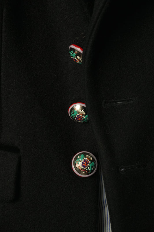 Balenciaga Tailored Blazer w Silver Buttons Sz40