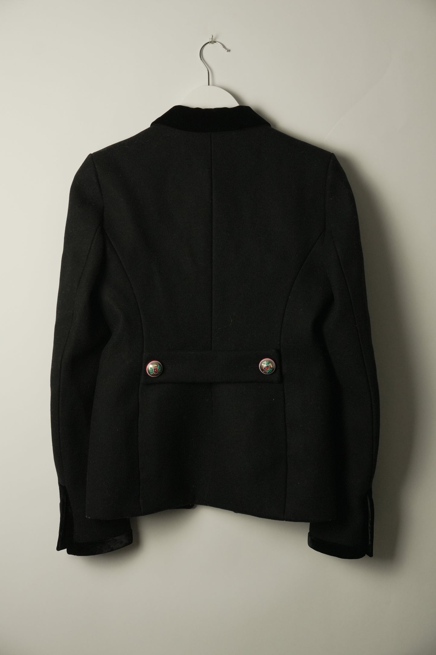 Balenciaga Tailored Blazer w Silver Buttons Sz40