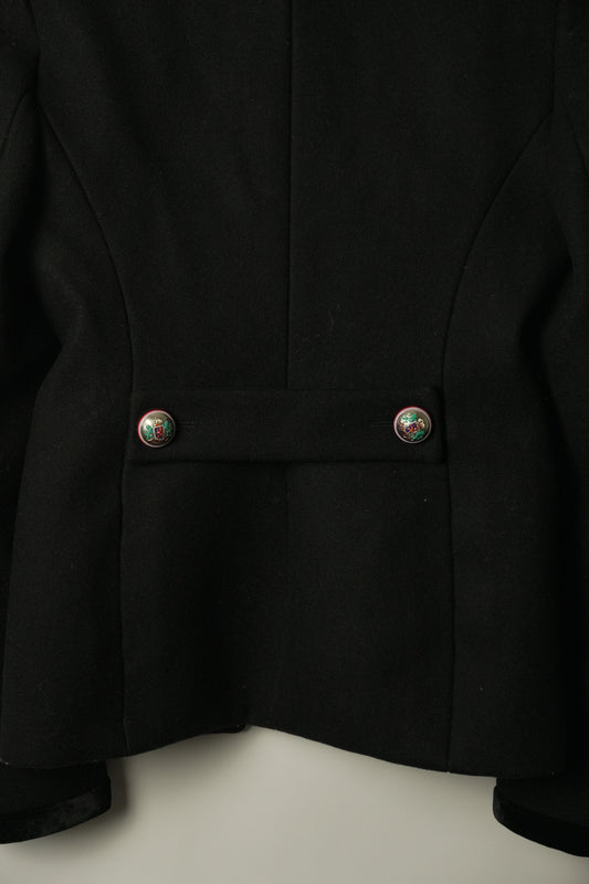 Balenciaga Tailored Blazer w Silver Buttons Sz40
