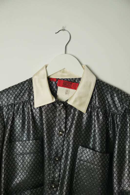 Valentino Night Metallic LS Blouse