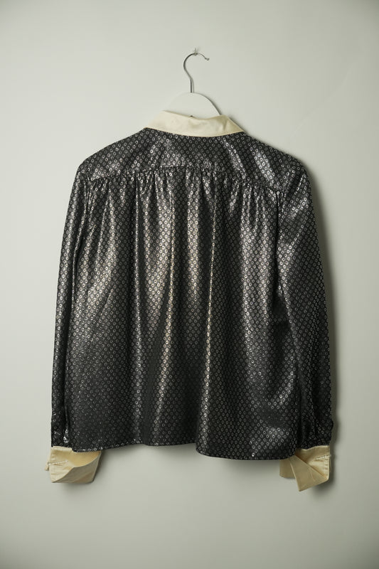 Valentino Night Metallic LS Blouse