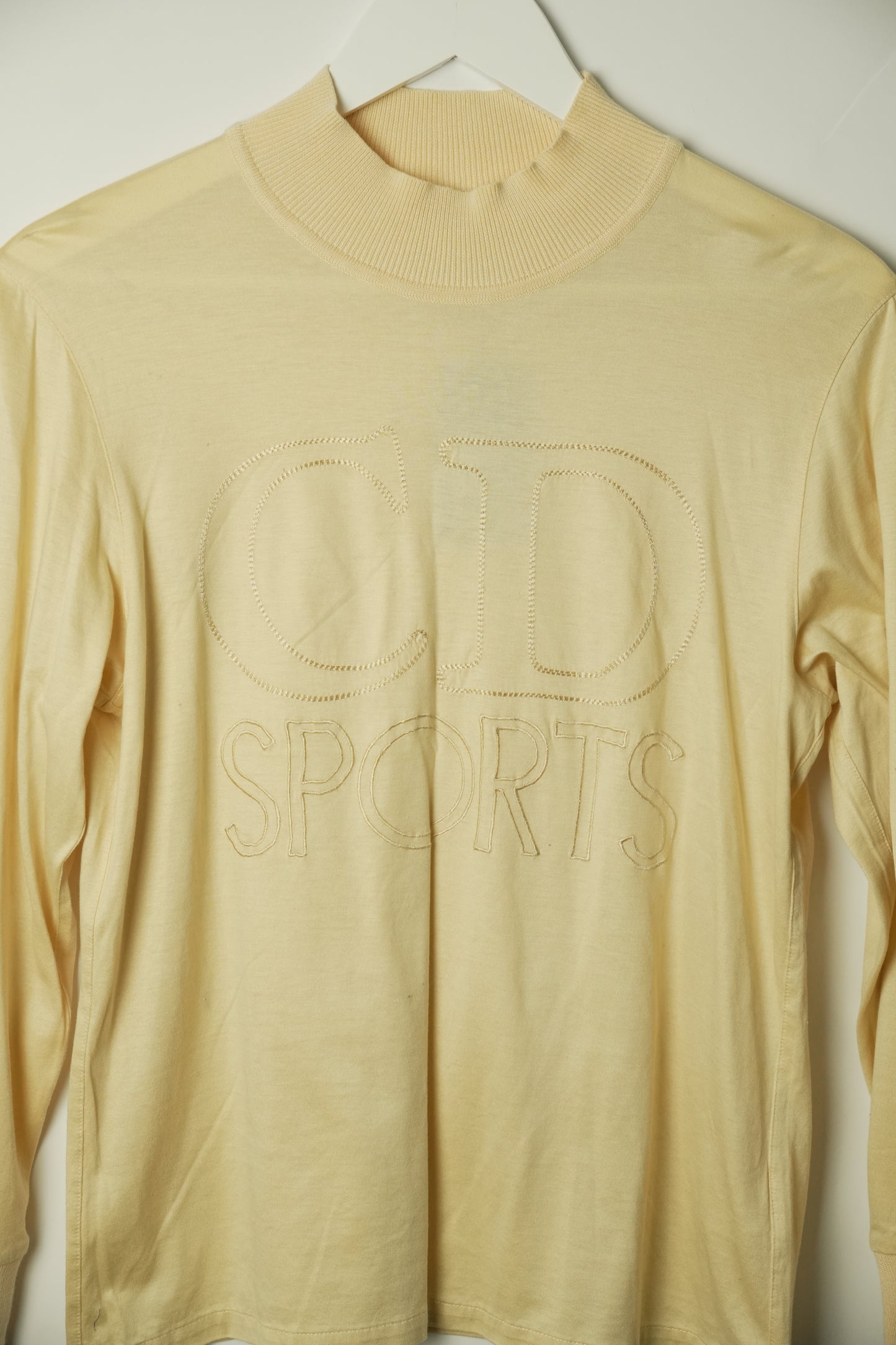 Christian Dior Sport LS Logo Mock Neck Top
