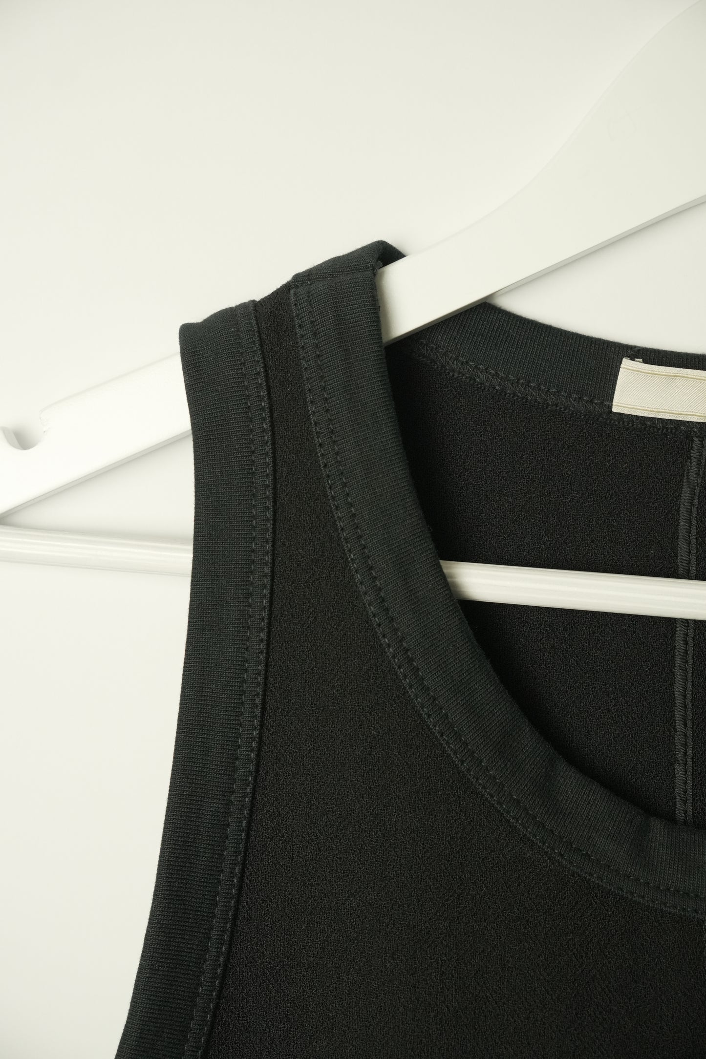 Prada Ribbed Hem Tank Top w Ribbon Waist