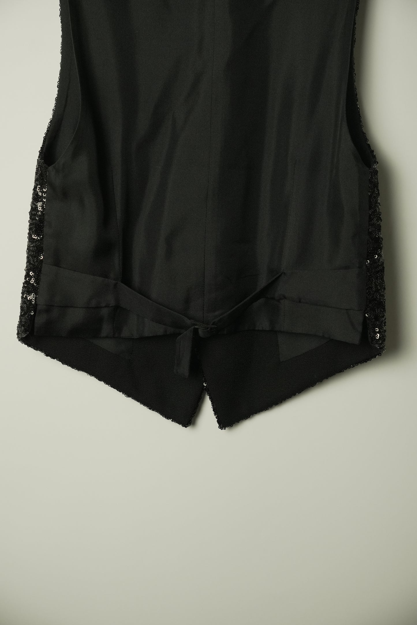 Yves Saint Laurent Sequin Black Vest XS