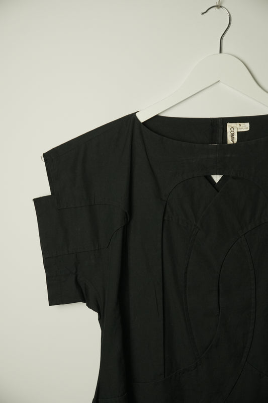 Comme Des Garcons SS Overlay Patch Blouse AD2013