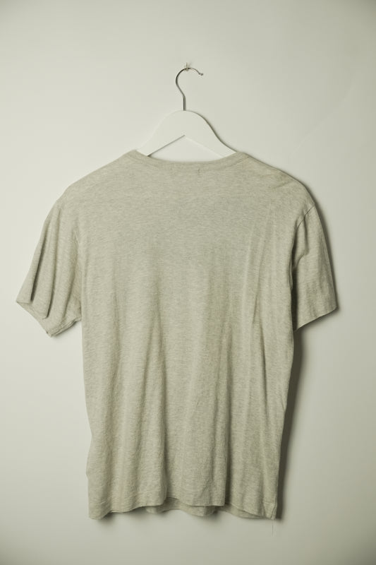 Comme Des Garcons Homme Plus Grey Tee w Cardigan Pocket Details
