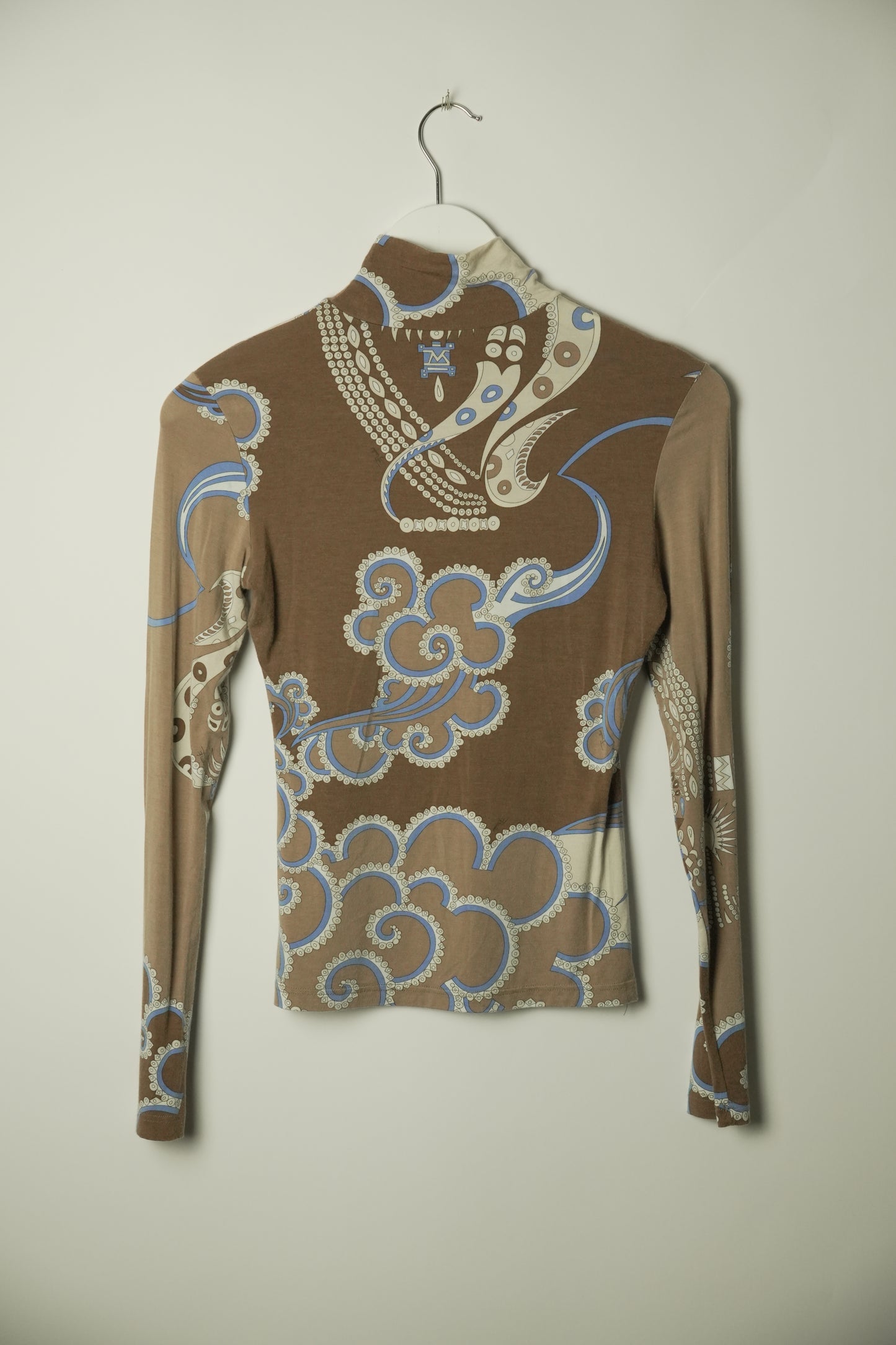 Emilio Pucci Cloud Multi Pattern Turtleneck
