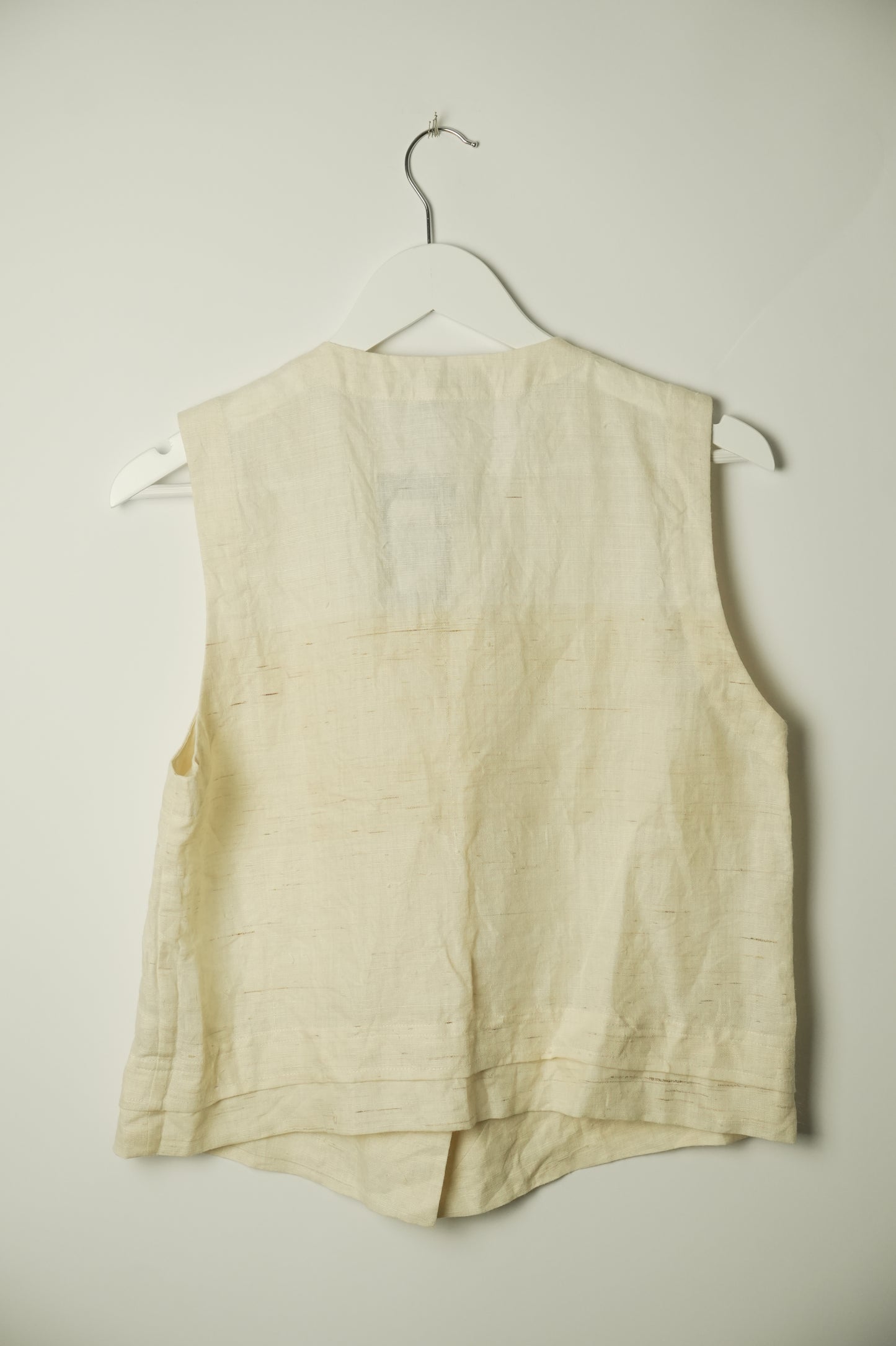 Issey Miyake Linen Sless Vest Top