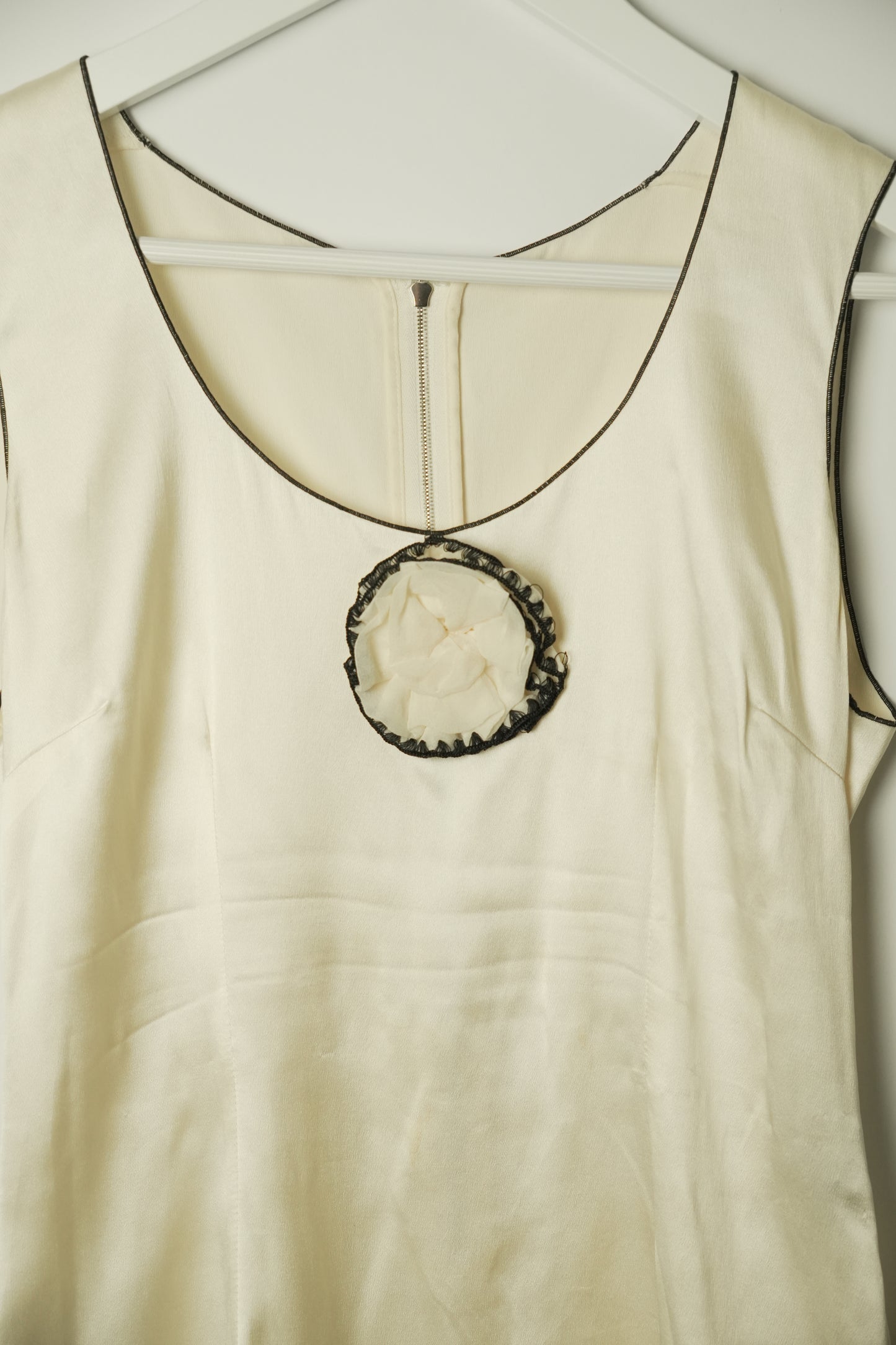 Dolce & Gabbana Silk Sless Rosette Tank