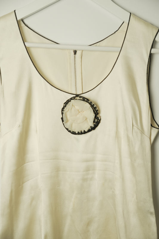 Dolce & Gabbana Silk Sless Rosette Tank