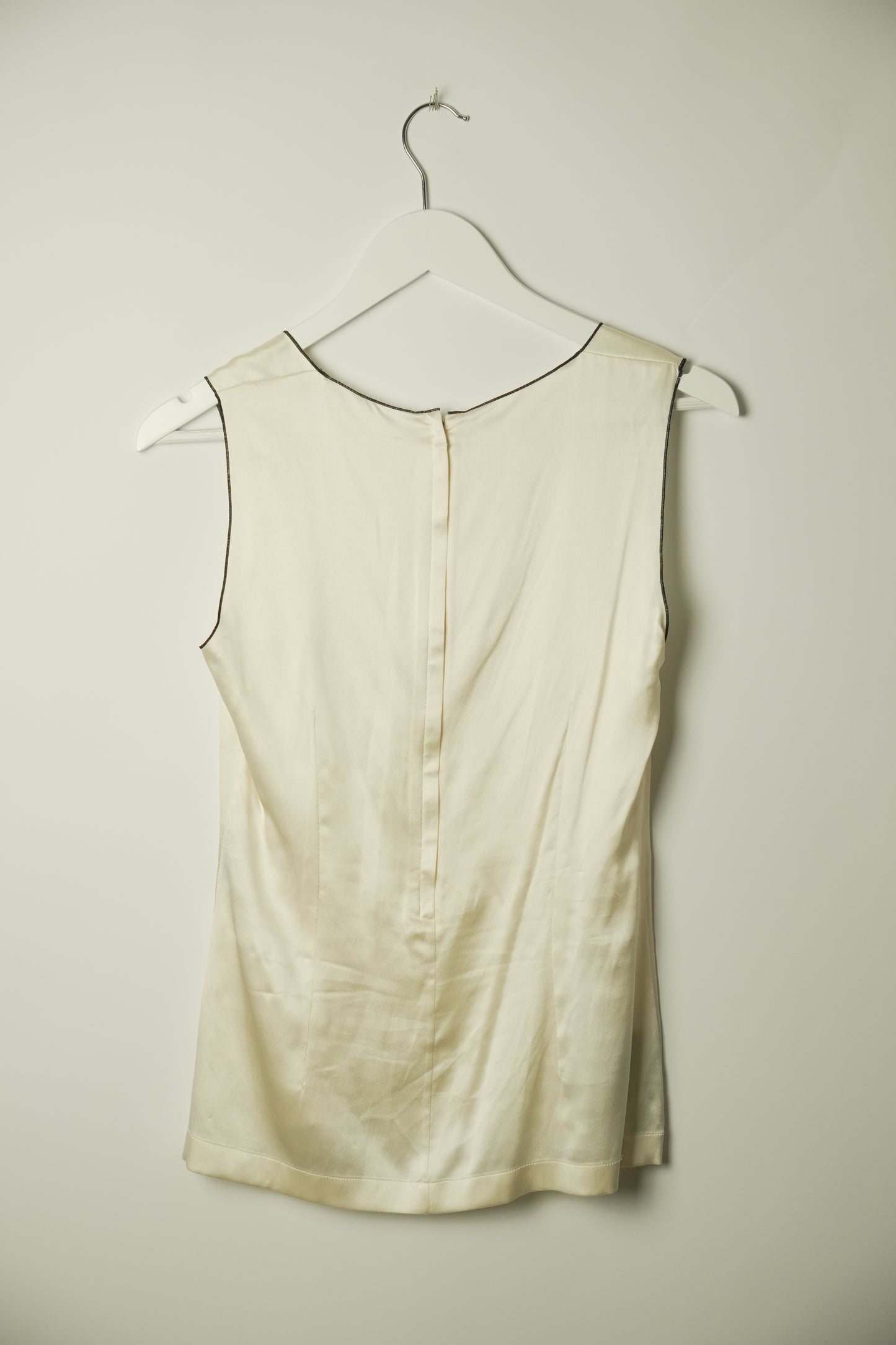 Dolce & Gabbana Silk Sless Rosette Tank