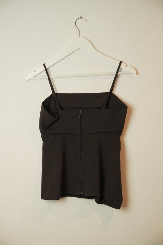 Dolce & Gabbana Square Neck Wool Cami