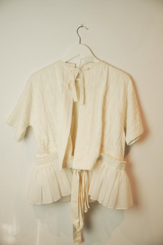 Tao Comme Des Garcons SS Knit sweater w Detachable Tulle skirt AD2022