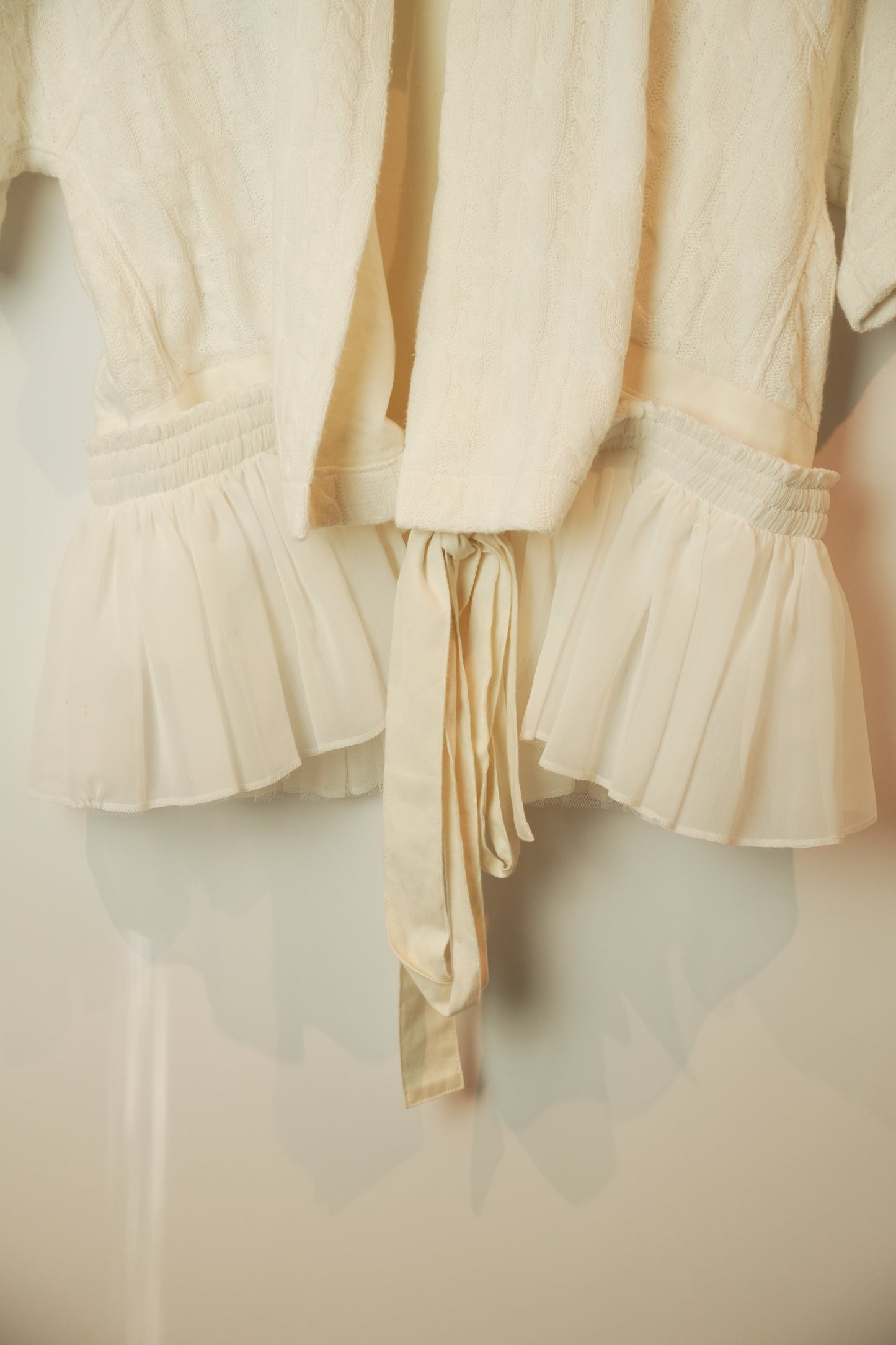 Tao Comme Des Garcons SS Knit sweater w Detachable Tulle skirt AD2022