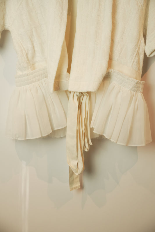 Tao Comme Des Garcons SS Knit sweater w Detachable Tulle skirt AD2022