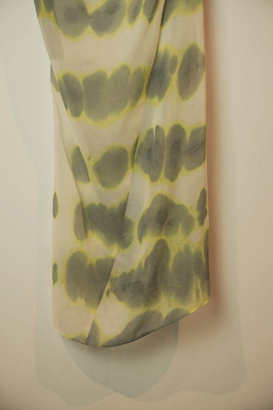 Sportmax One Shoulder Sheer Tie Dye Top