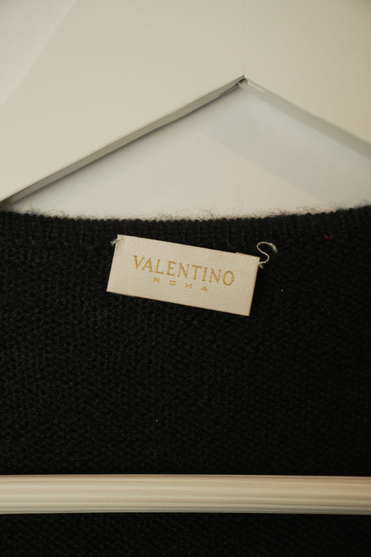 Valentino Knit Sequin Beaded Vest Top