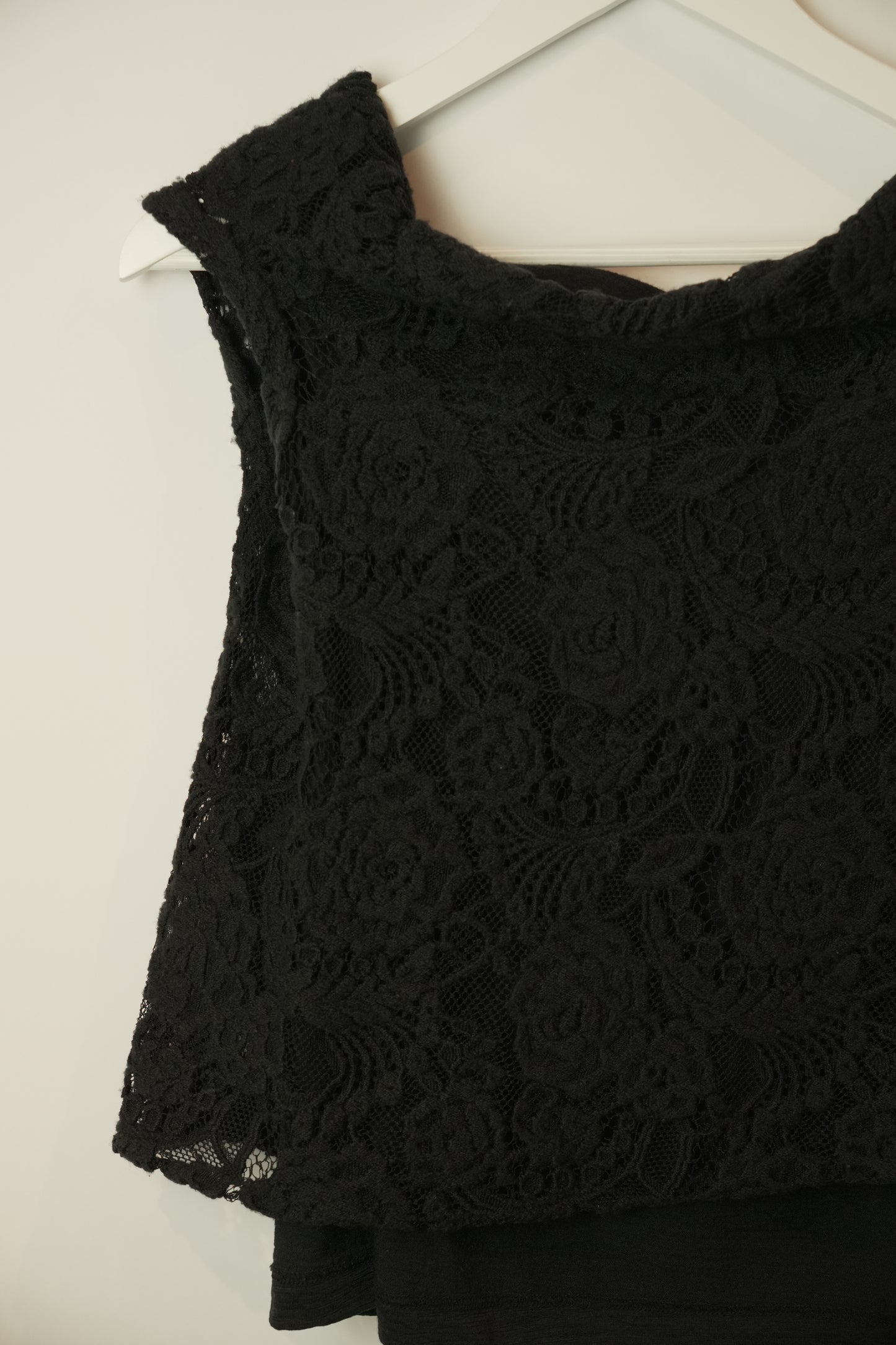 Junya Watanabe Comme Des Garcons Lace Assymetrical Top AD2004