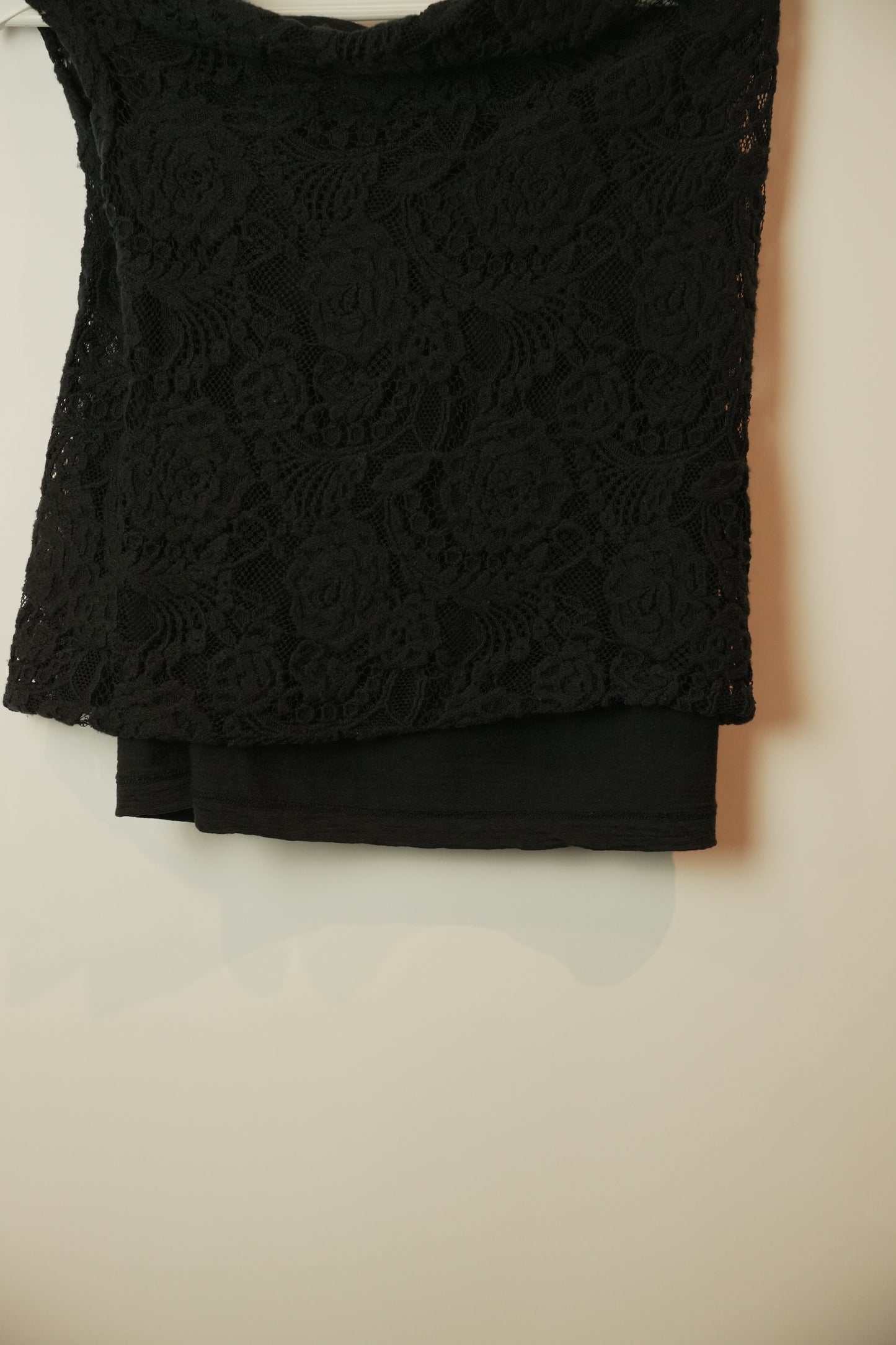 Junya Watanabe Comme Des Garcons Lace Assymetrical Top AD2004
