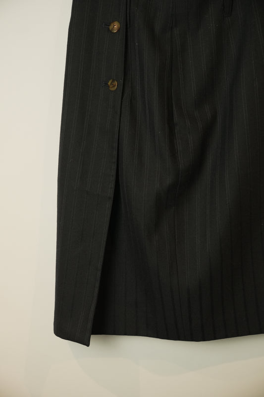 Jean Paul Gaultier Pinstripe Pencil Skirt
