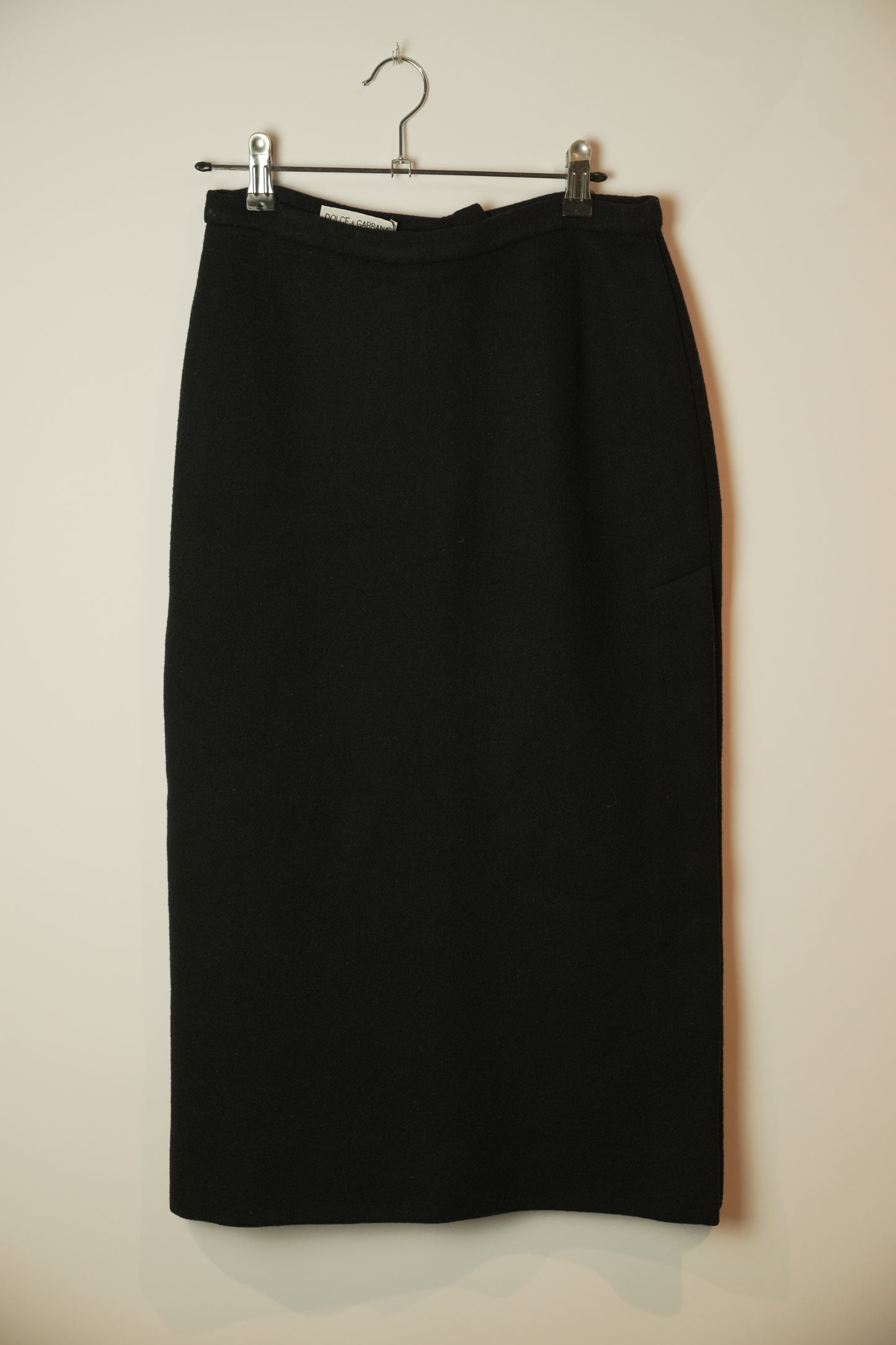 Dolce & Gabbana Pencil Button Down Side Skirt