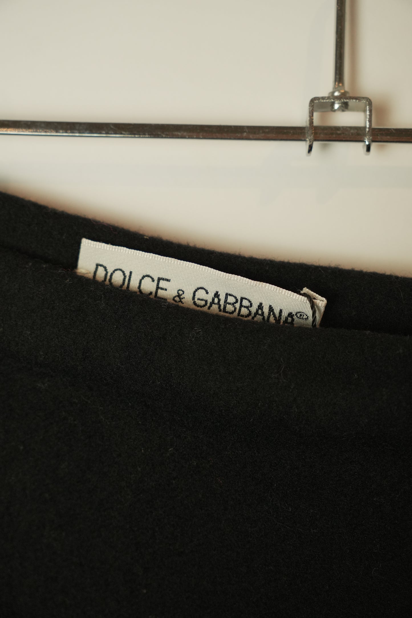 Dolce & Gabbana Pencil Button Down Side Skirt