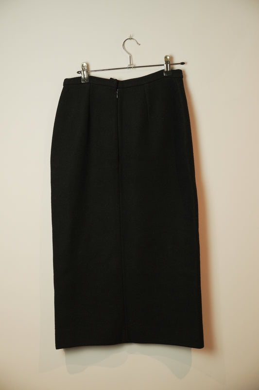Dolce & Gabbana Pencil Button Down Side Skirt