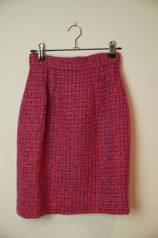 Celine Tweed Pencil Skirt