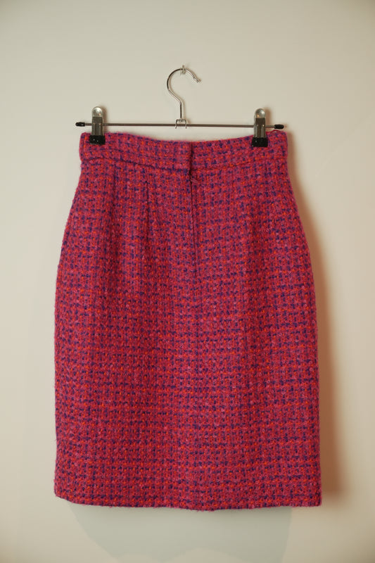 Celine Tweed Pencil Skirt