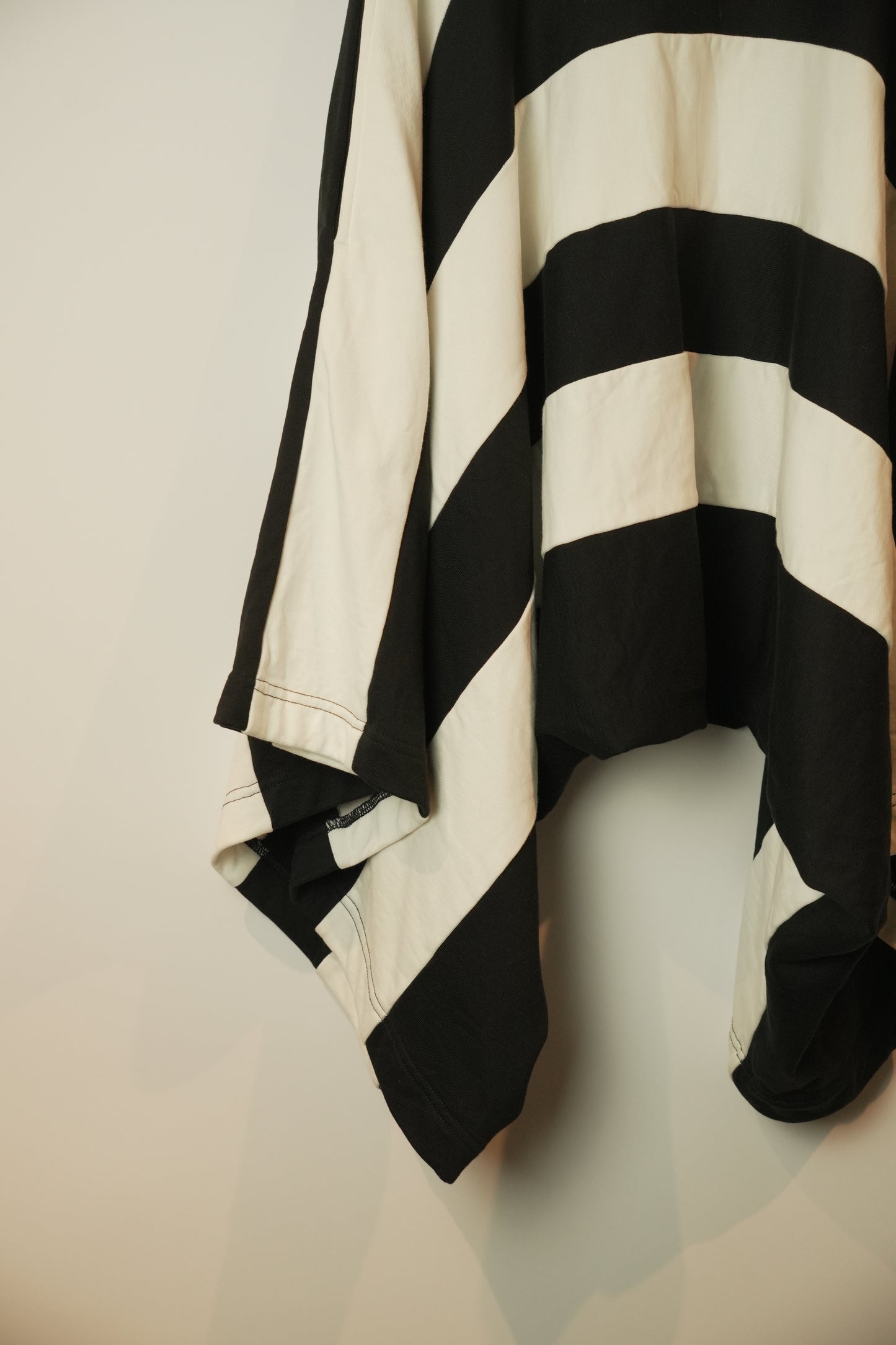 Y3 Stripe Asymmetrical Flared Sarouel Pants