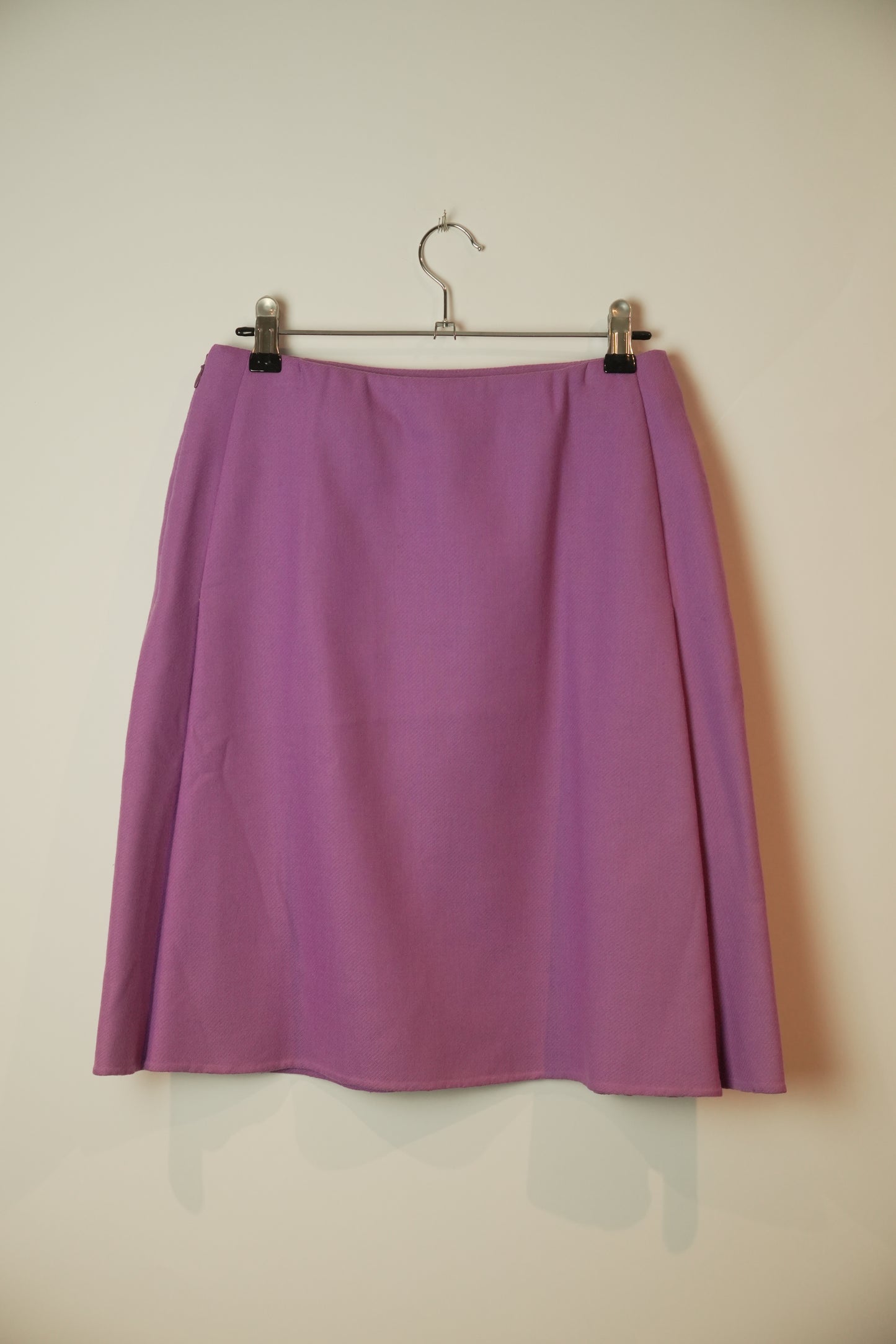 Valentino Virgin Wool A Line Skirt