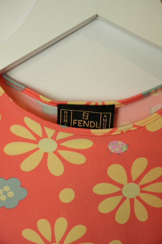Fendi Flower Ladybug Poly Tshirt