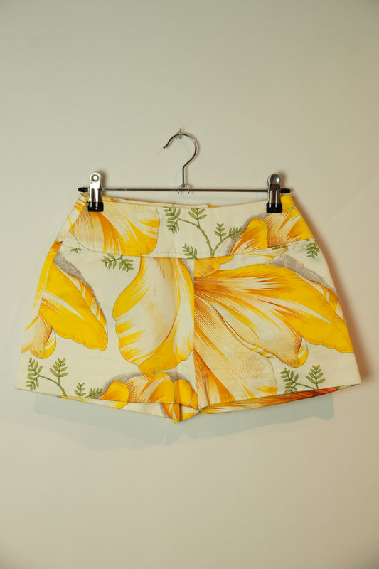 Salvatore Ferragamo Frangipani Mini Shorts