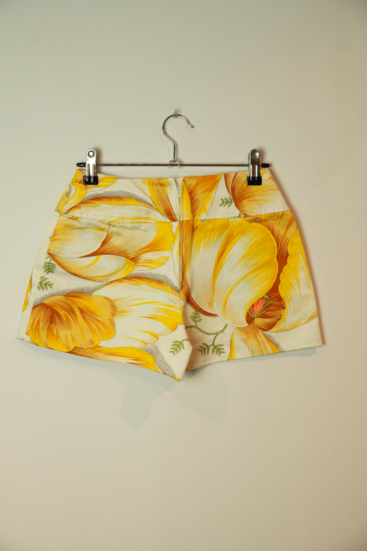 Salvatore Ferragamo Frangipani Mini Shorts