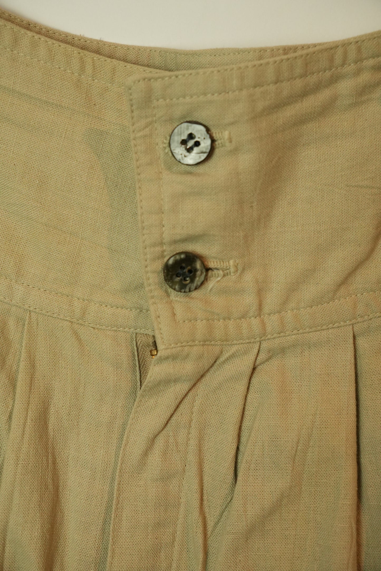 Issey Miyake Sport Cotton Pleated Flare Shorts