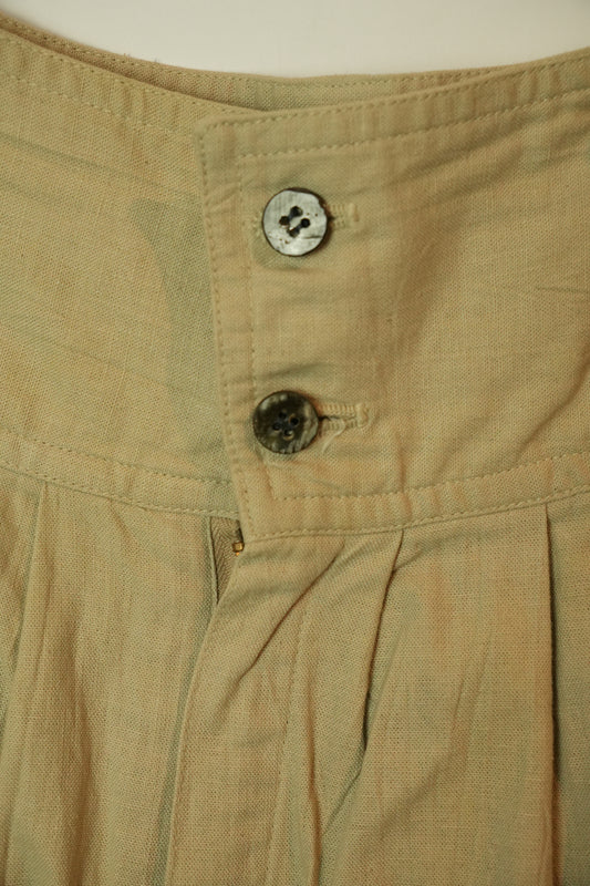 Issey Miyake Sport Cotton Pleated Flare Shorts