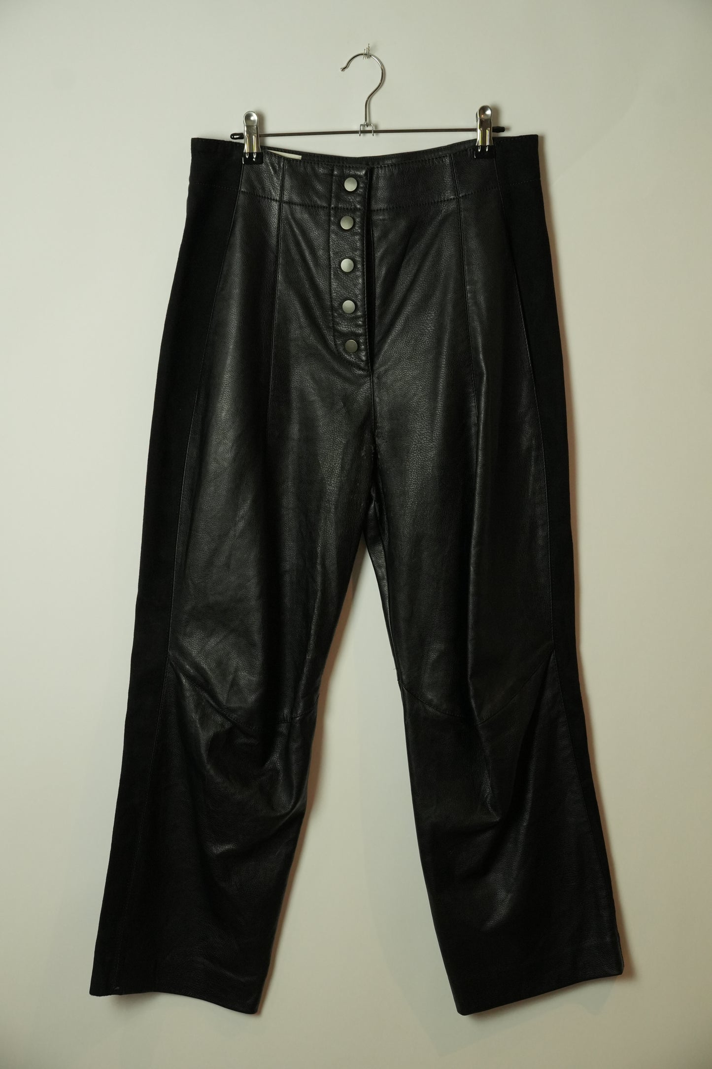 Stella McCartney leather Wide Leg Pants